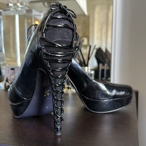 RACHEL by Rachel Roy corset heel shoes sz 8.5